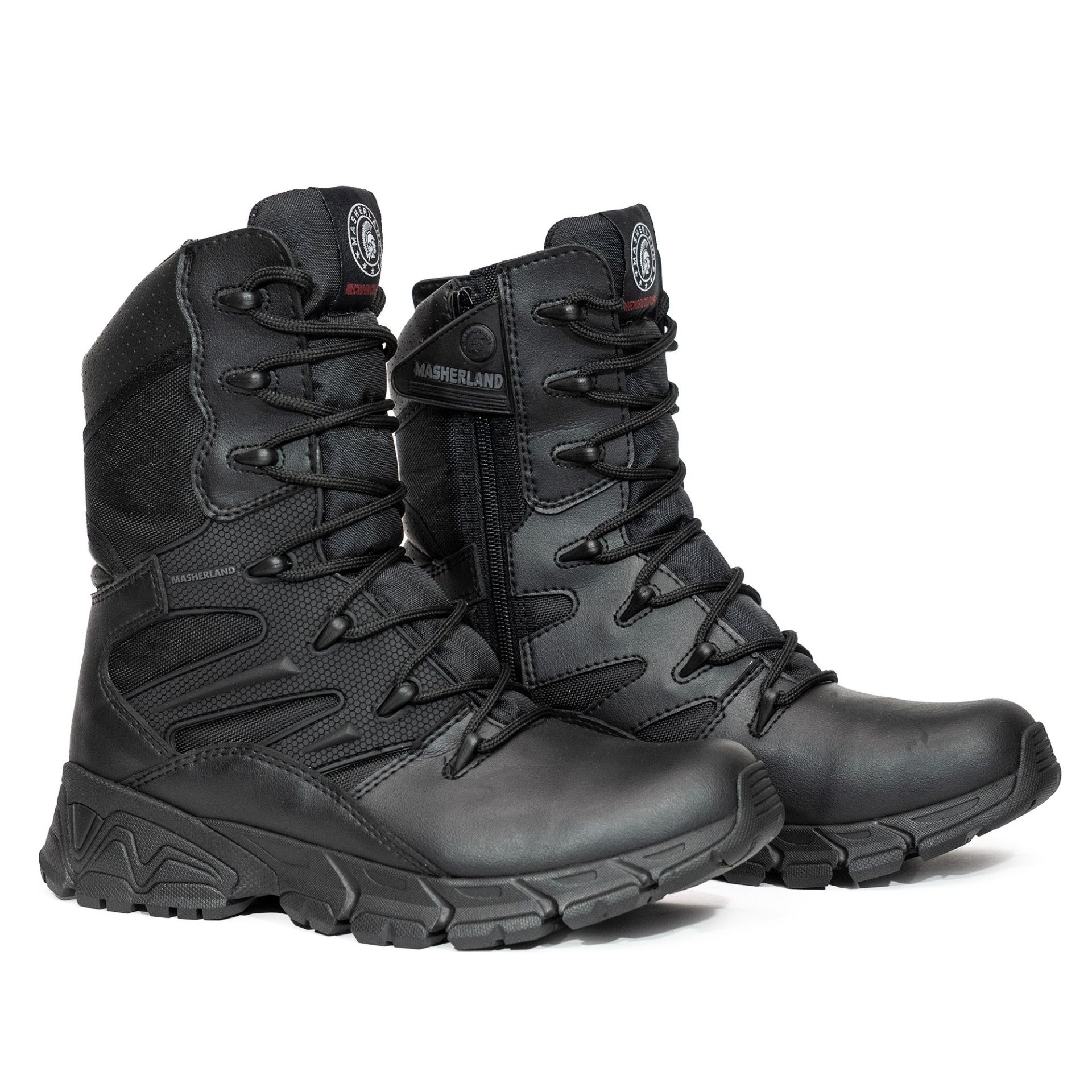 Cuero Borcegos Tacticos Masherland Masherland Comando Botas