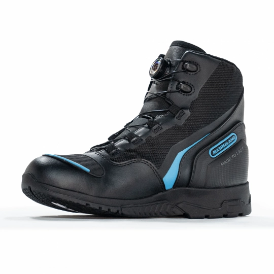Botas para Moto Biker Boa - Negro / Azul