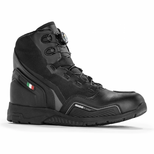 Botas para Moto Biker Boa - Negro / Gris