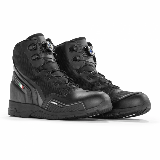 Botas para Moto Biker Boa - Negro / Gris