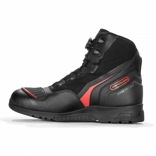 Botas para Moto Biker Boa - Negro / Rojo