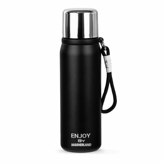 Termo 670 ml en Acero inoxidable Enjoy - Negro