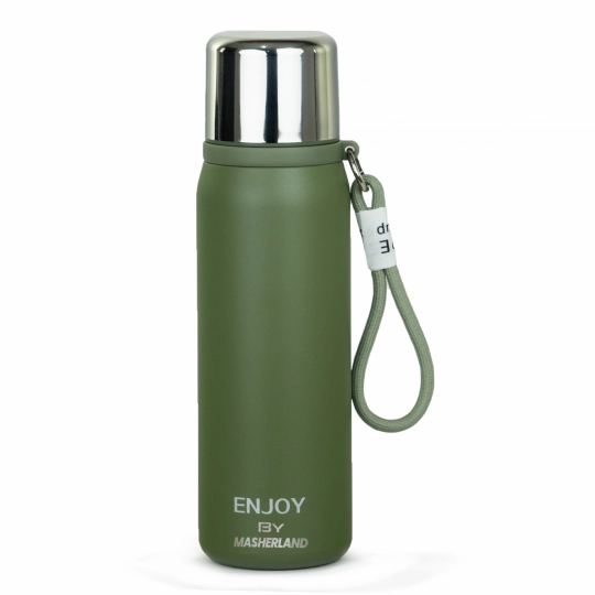 Termo 670 ml en Acero inoxidable Enjoy - Verde