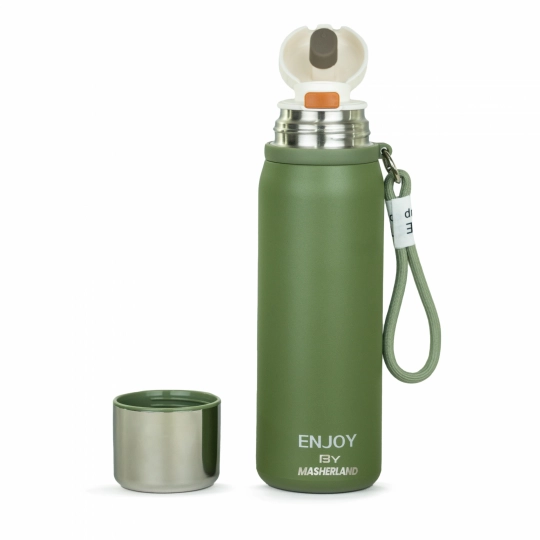 Termo 670 ml en Acero inoxidable Enjoy - Verde