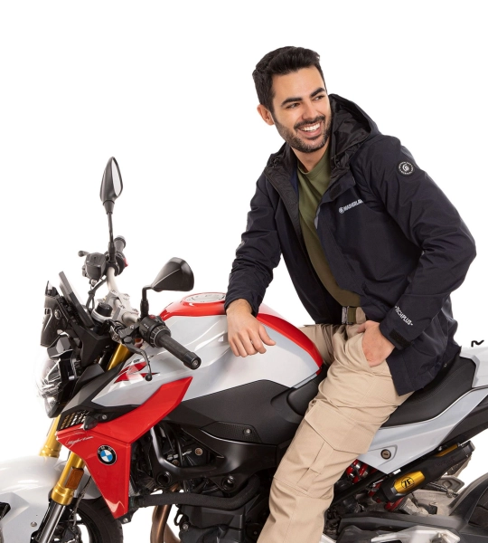 Chaqueta Biker - Azul Oscuro
