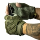 Guantes Tácticos Cortos  - Verde