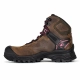 Botas Industrial Seguridad Brokk Mujer - Café / Fucsia