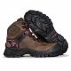 Botas Industrial Seguridad Brokk Mujer - Café / Fucsia
