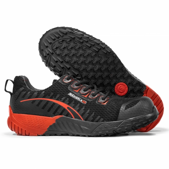 Teni Industrial de Seguridad SS PRO  - Negro/Rojo