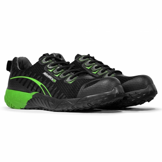 Teni Industrial de Seguridad SS PRO  - Negro/Verde