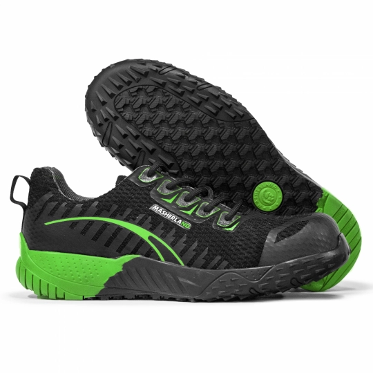 Teni Industrial de Seguridad SS PRO  - Negro/Verde