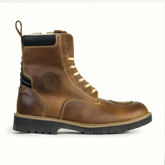 Botas para moto clasica Royal Vintage - Miel